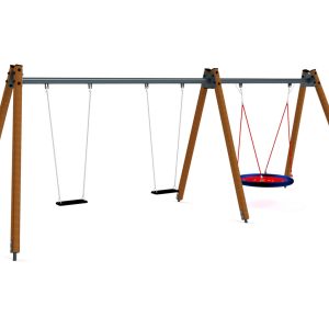 AS3504D Dobbelhuske + kurvgynge - tre