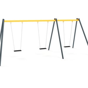 AS3509S Trippel huske - stål