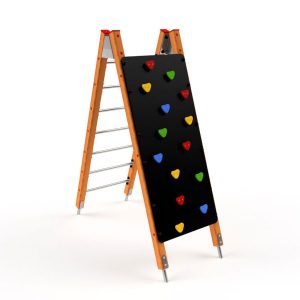 AS3609D Skråstige med klatrevegg