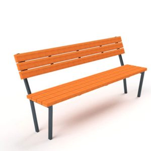 AS5009S Benk med rygg