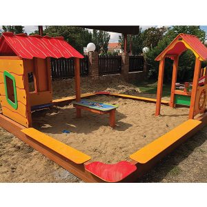 AS3201D-7 Sandkasse med hus