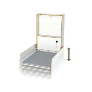 Endre veggstellebord - manuell justering