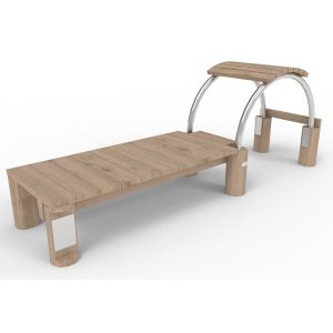 FN15114U Platå i tre med bue