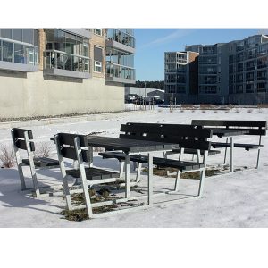 PL1705 - Benk / bord 1 rullestolplass