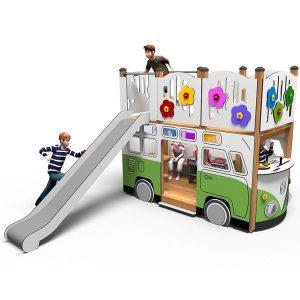 RK7901 Bobil med trapp og sklie