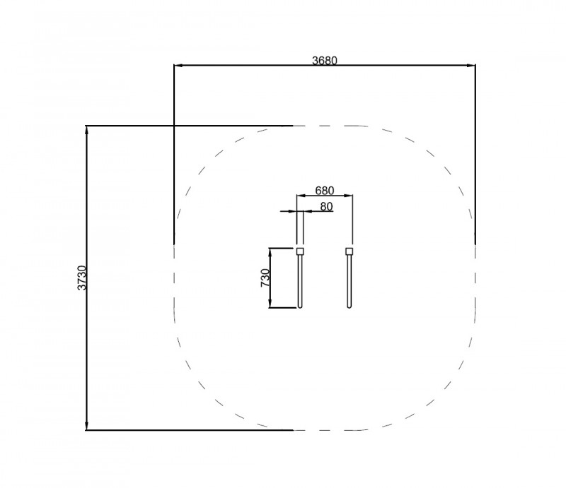 KS-SW-14a Two triangular handles - Bilde 3
