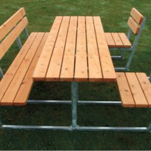 JB1705-1 Benk/bord 1 rullestolplass