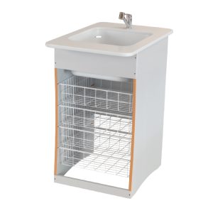 109132 - Corian Bjørk Vaskebenk