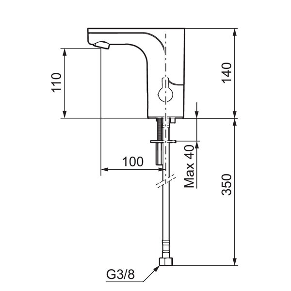 720072 Blandebatteri - berøringsfritt - Bilde 2