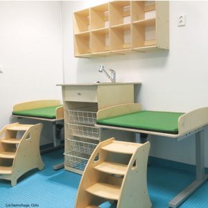 Elit 80 2 stk med Bjørk vaskebenk