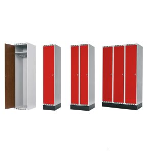 Garderobe-/personalskap - med dører