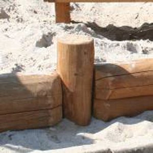 LE20511U Robinia stående kantstokk til sandkasse