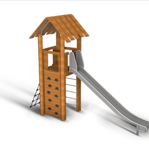 LE20854U 4-kanten tårn med rutsjebane