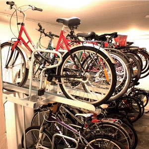 10-2 Sykkelparkering i to høyder